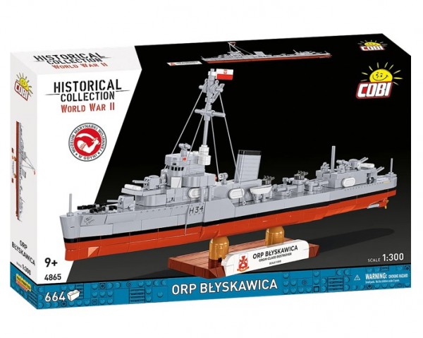 ORP Byskawica Cobi Byggeklodser World War II 4865