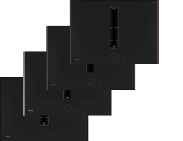 Neff V57yhq4c0, Schwarz, Integriert, 70 Cm, Keramik, Glaskeramik, 4 Zone(N)