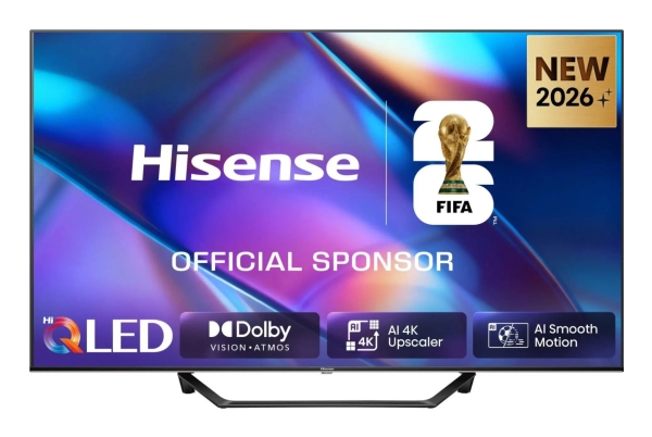 Hisense A7s, 139,7 Cm (55"), 3840 X 2160 Pixel, Qled, Smart-Tv, Wlan, Schwarz