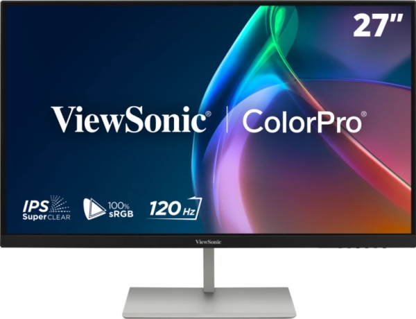 Viewsonic Vp Series Vp2766-2K, 68,6 Cm (27"), 2560 X 1440 Pixel, Quad Hd, Led, 5 Ms, Silber, Schwarz