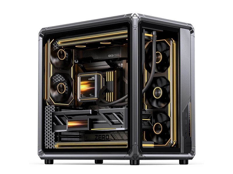 Jonsbo X400 Gray, Tower, Pc, Schwarz, Mini-Itx, Micro Atx, Atx, Acrylnitril-Butadien-Styrol (Abs), Kunststoff, Gehärtetes Glas, 17,6 Cm