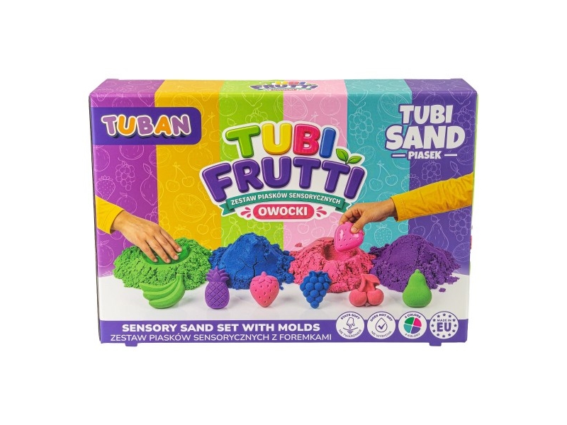 Tuban sensorisk sand-set tubi frutti