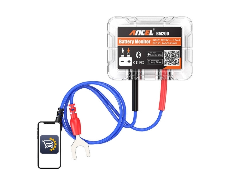 Bluetooth-Batterietester Ancel Bm200 | Transparent