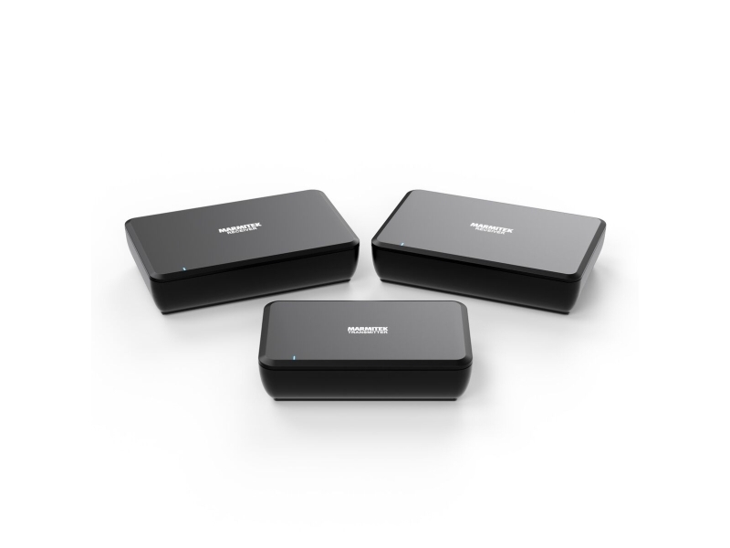 Marmitek Speaker Anywhere 750 - Kabellose Lautsprecherverbindung, Av-Sender & -Empfänger, 30 M, Kabellos, Schwarz