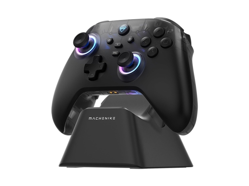 Machenike G3 V2 Wireless Game Controller with Charging Station - Black - Wireless Controller