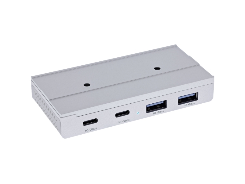 Inline 35395M, Usb 3.2 Gen 2 (3.1 Gen 2) Type-C, Usb 3.2 Gen 2 (3.1 Gen 2) Type-C, Usb 3.2 Gen 2 (3.1 Gen 2) Type-A, 10000 Mbit/S, Silber, Aluminium,