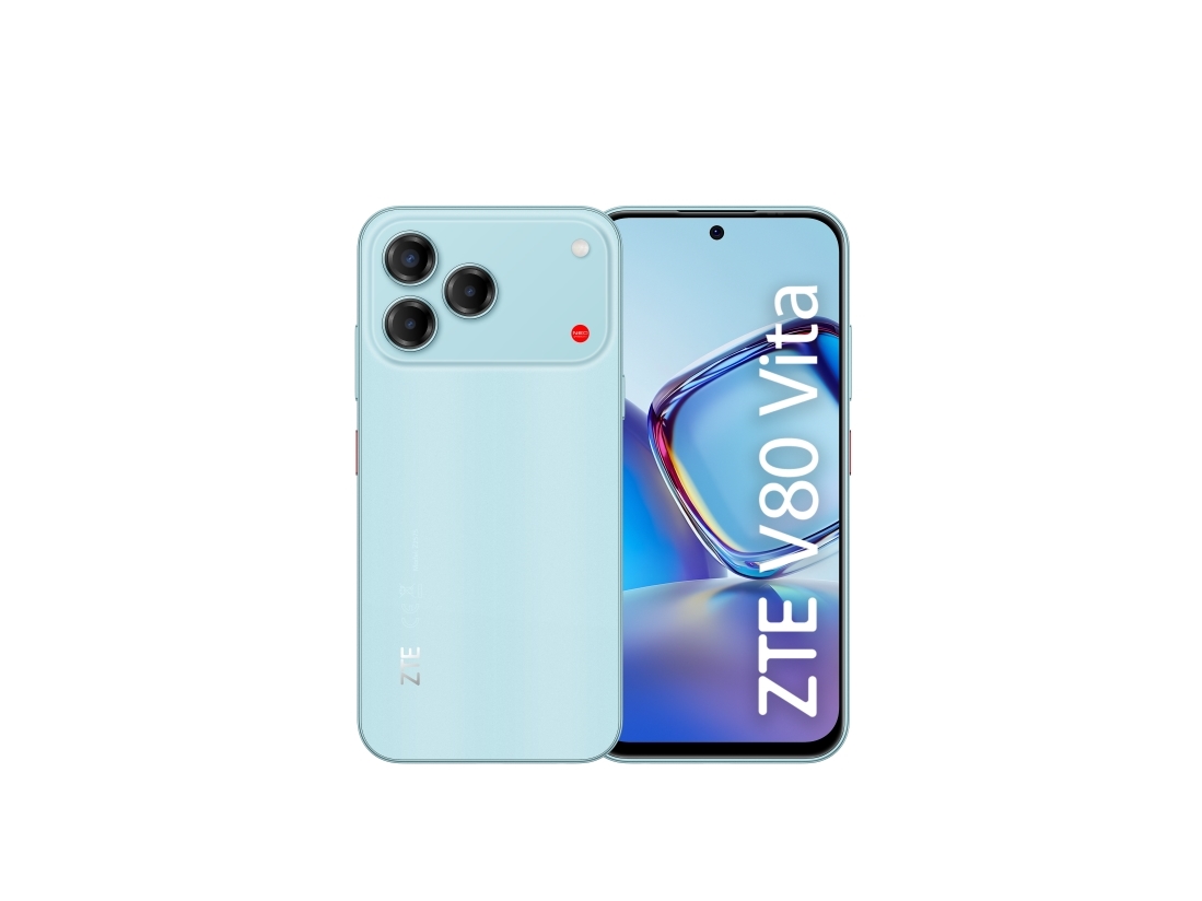 Zte V80 Vita, 17,1 Cm (6.75"), 4 Gb, 256 Gb, 50 Mp, Android 16.0, Blå