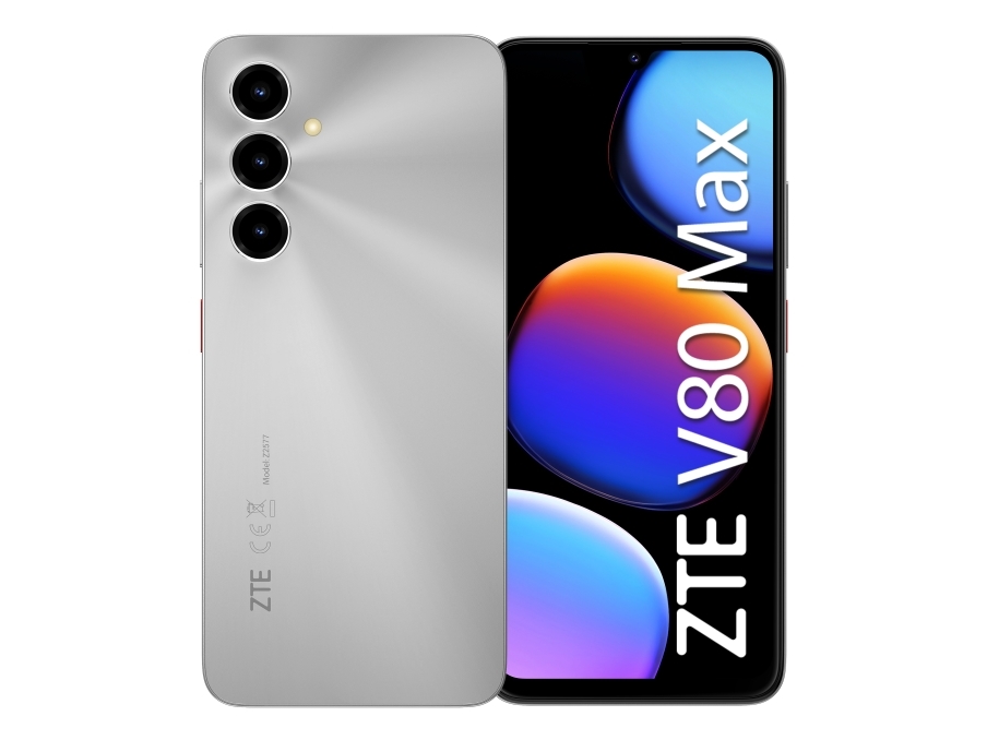 Zte V80 Max, 17,5 Cm (6.9"), 12 Gb, 128 Gb, 50 Mp, Android 16.0, Sølv