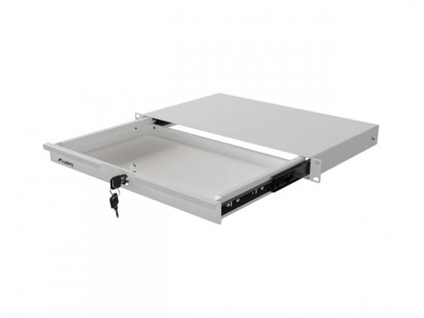 Schublade Für Schrank 19" 1U 270Mm Grau Lanberg (1U/483X270mm) Bis 30Kg