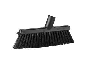 Fejebakkekost Vikan L250mm Medium Med Vinklet Gevind Sort,1 Stk