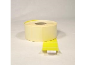 Etiket 46X36mm Neutral Dt Med Tyveristans Gul Permanent Lim Til Påtryk,2000 Stk/Rl - (2000 Stk.)