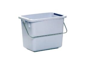 Inventar-Eimer Vileda Origo 28X18x21 Cm 6 L Grau Rpp/Pp