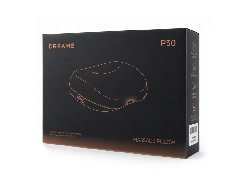 Dreame varmemassagepude til nakke/skulder med opvarmning - beige