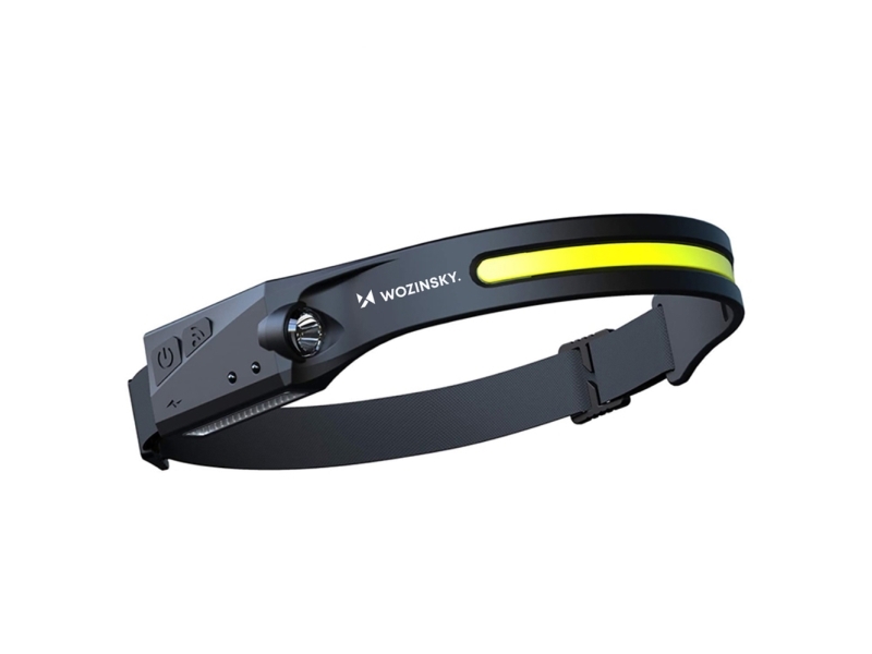 Wozinsky Wlc-1200 350Lm Cree Led Stirnlampe Ipx4 Mit Bewegungssensor - Schwarz