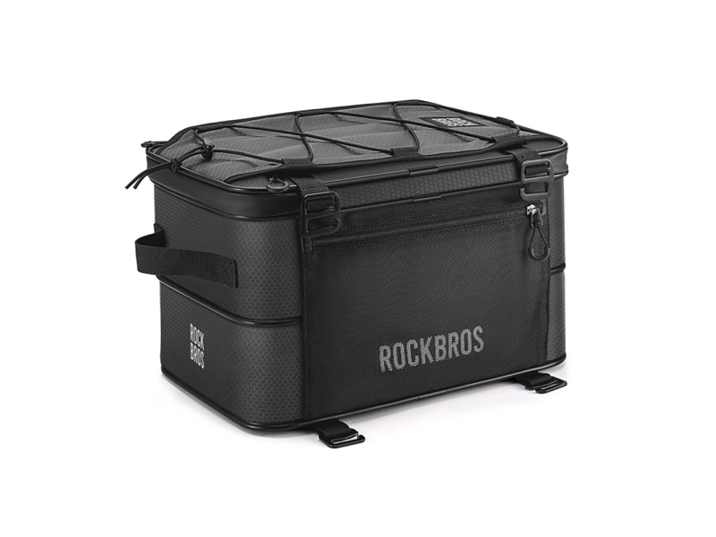 Rockbros Cykeltaske Rockbros A30 Road To Sky Sammenklappelig Til Bagagebærer 15-30 L - Sort