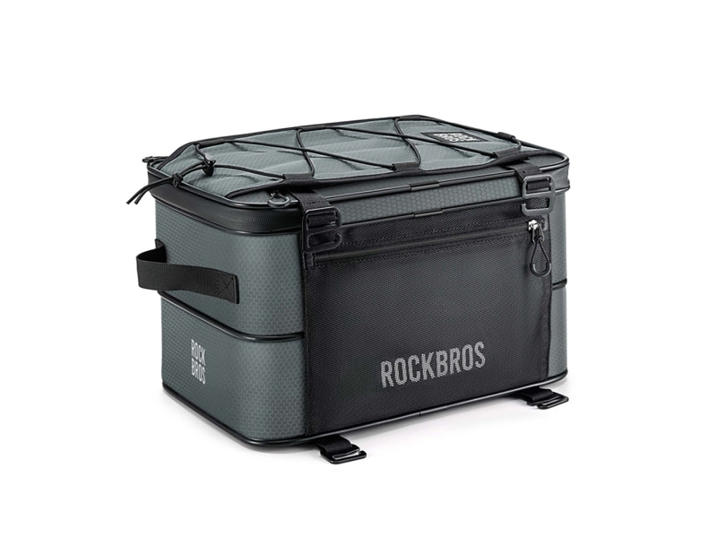 Rockbros Cykeltaske Rockbros A30 Road To Sky Sammenklappelig Til Bagagebærer 15-30 L - Grå