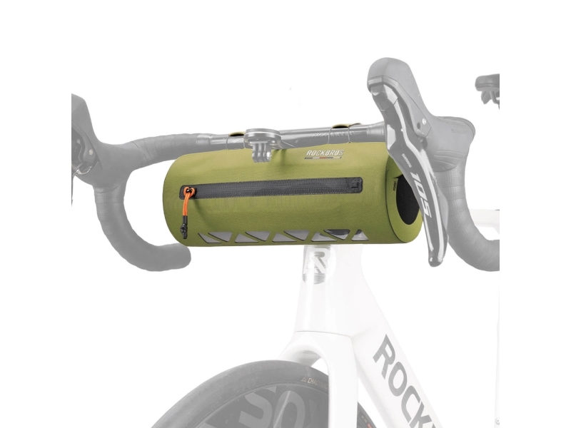 Rockbros Cykeltaske Rockbros As-145 Road To Sky Vandtæt 2 L Til Styr - Grøn