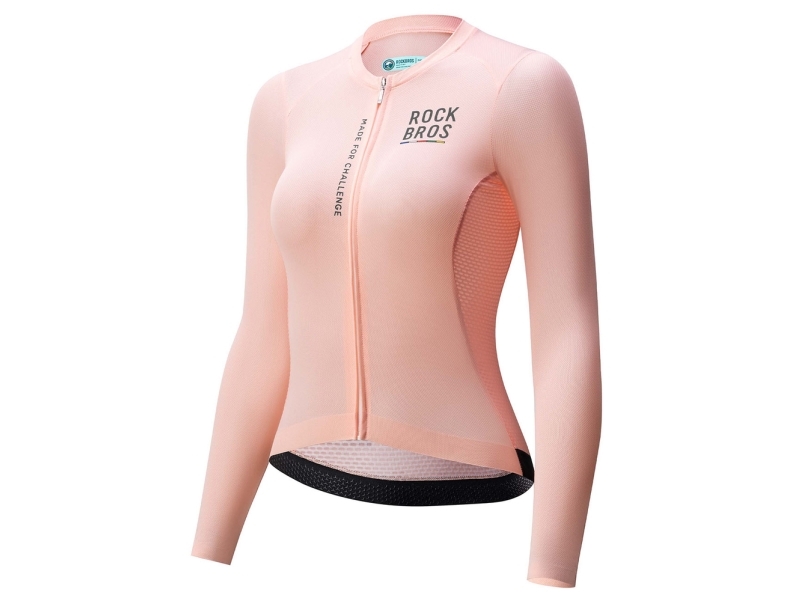 Rockbros Fahrradsport-Shirt 15110012012 Road To Sky Damen Langarm L - Rosa