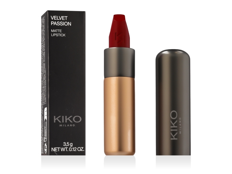 Kiko Milano Velvet Passion Matte Lipstick (345 Lacquer Red) 3,5 G