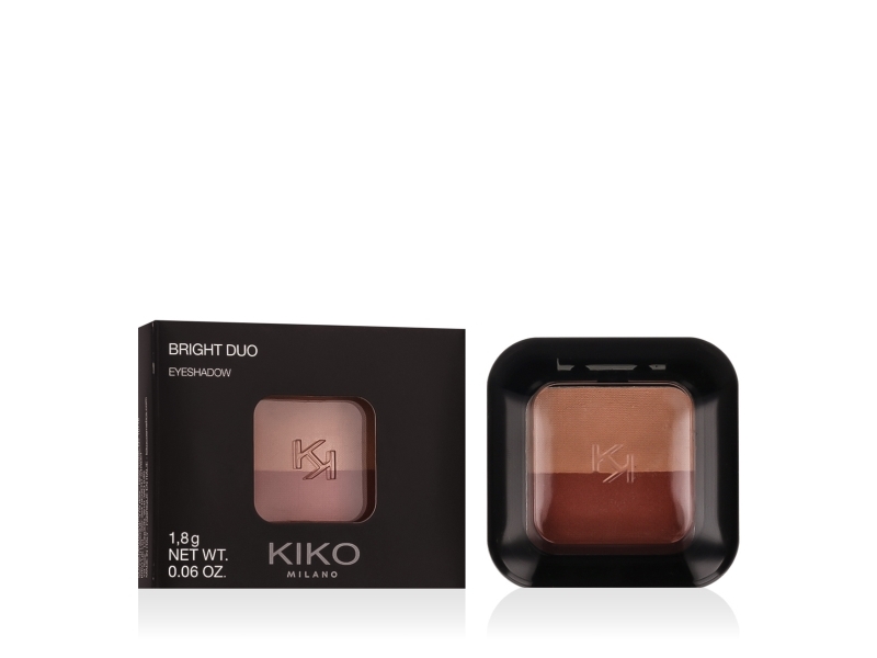 Kiko Milano Bright Duo Eyeshadow (03 Peach/Brick) 1,8 G