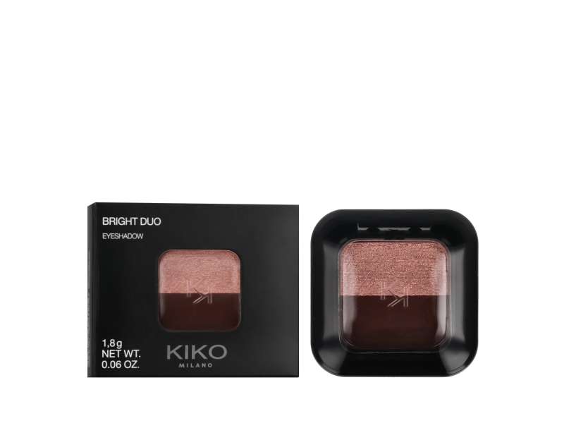 Kiko Milano Bright Duo Lidschatten (12 Coral/Dark Brick) 1,8 G