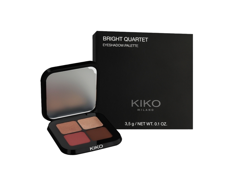 Kiko Milano Bright Quartet Lidschattenpalette (02 Rosy Mauve Variations) 3,5 G