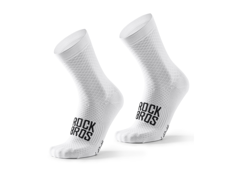 Rad-Socken Rockbros 49210016001 Road To Sky 36-38 Cm - Weiß