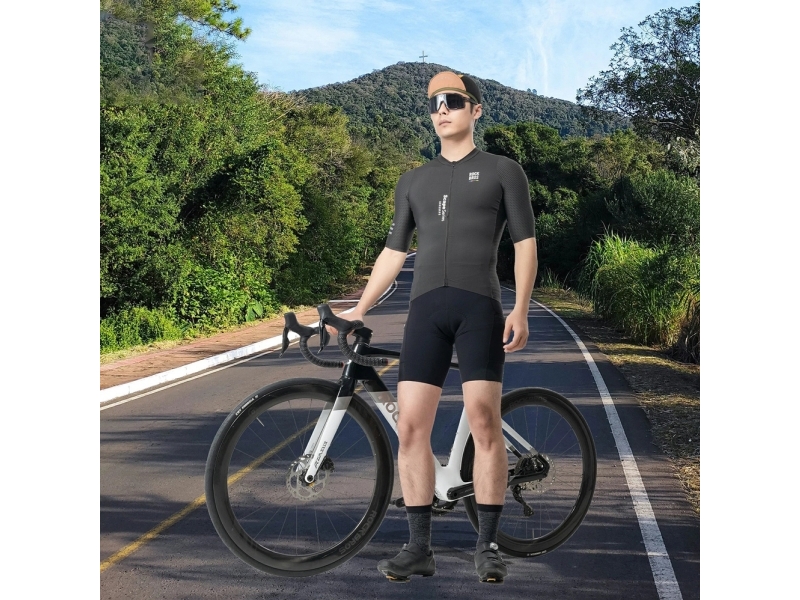 Cykelstrømper Rockbros 490025001 Road To Sky 36-38 Cm - Sort