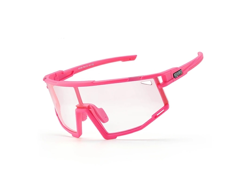 Rockbros Sp258 Road To Sky Fahrradbrille, Photochromatisch – Rosa