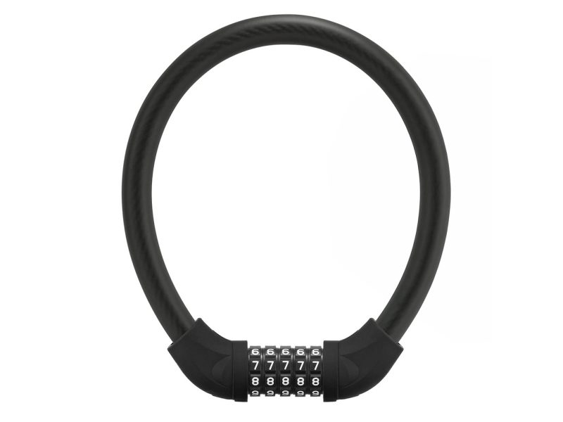 Rockbros Cykellås Rockbros Rks870-Bk Med Kode 85 Cm Stållås - Sort