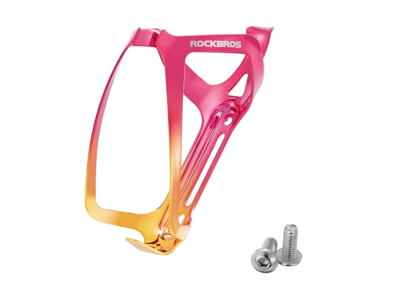 Rockbros Flaschenhalter Rkl02 Aluminium - Rot/Gold