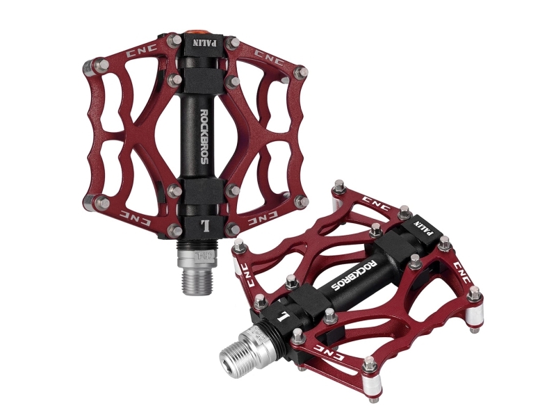 Rockbros Fahrradpedale Jt201012lr 2010-12L Plattform Aluminium - Rot