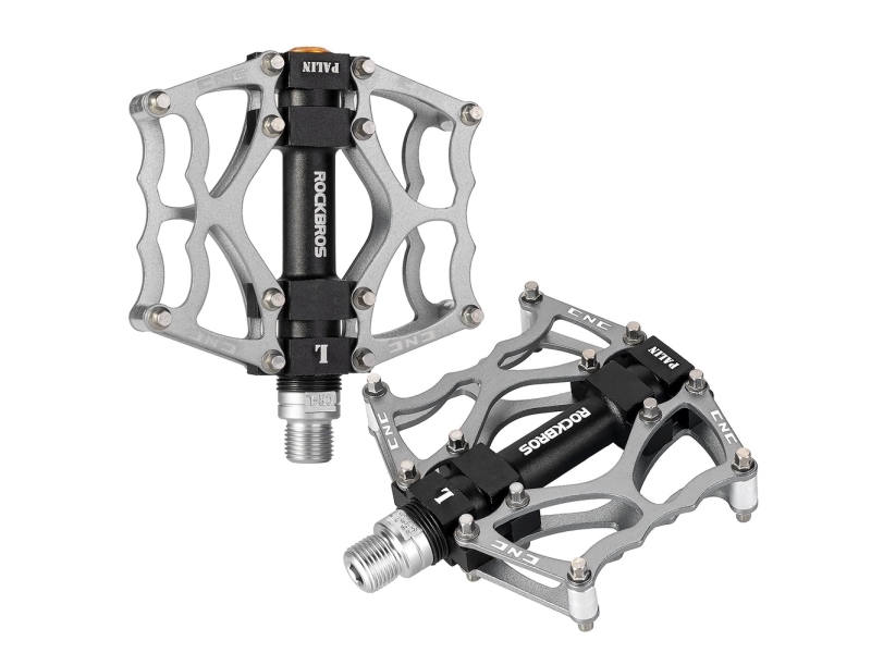 Rockbros Fahrradpedale Jt201012ls 2010-12L Aluminium-Platform - Silber