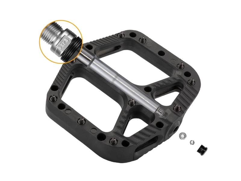 Rockbros Pedaler Rockbros 2018-12A Nylon - Sort