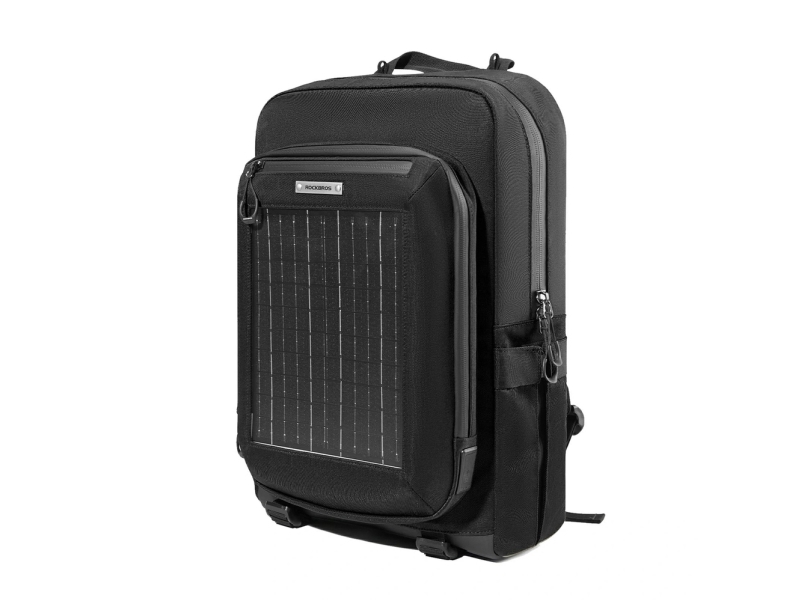 Rockbros Fahrrad-Rucksack Rockbros H51 Rucksack Mit Solarpanel - Schwarz