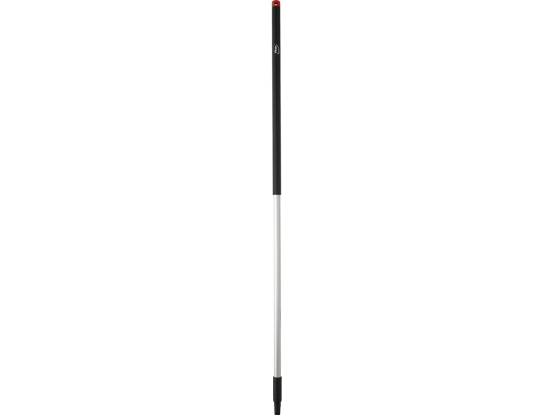 Skaft, med gevind, Vikan, 150,5cm, Ø3,1cm, sort, aluminium/PP, isoleret gribestykke