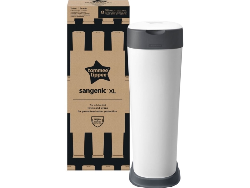 Windeleimer Twist And Click Sangenic Xl Weiß, 1 Stk