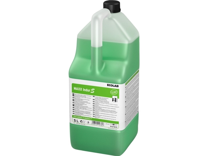 Vaskepleje Maxx Indur S 5Ltr Ecolabel C2c Med Polymer/Parfume Uden Voks Grøn,2 Dnk X 5 Ltr/Krt