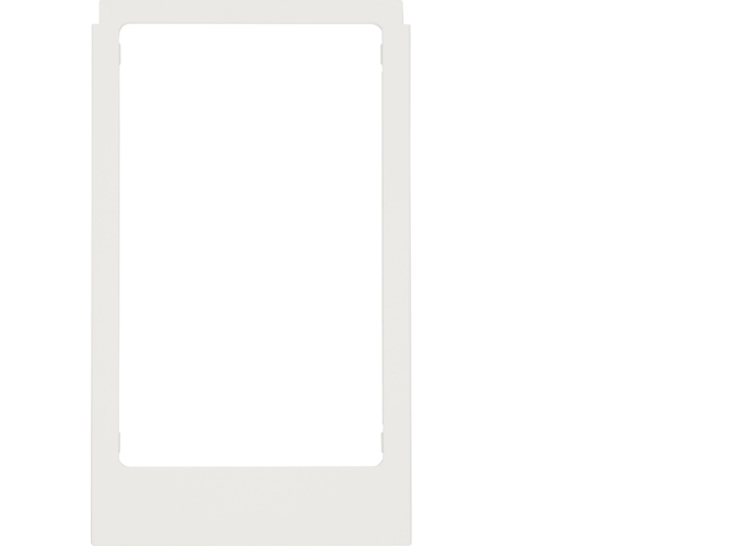 Berker 13207009, Hvid, Skrueløs, Berker, Blank, 1 Stk