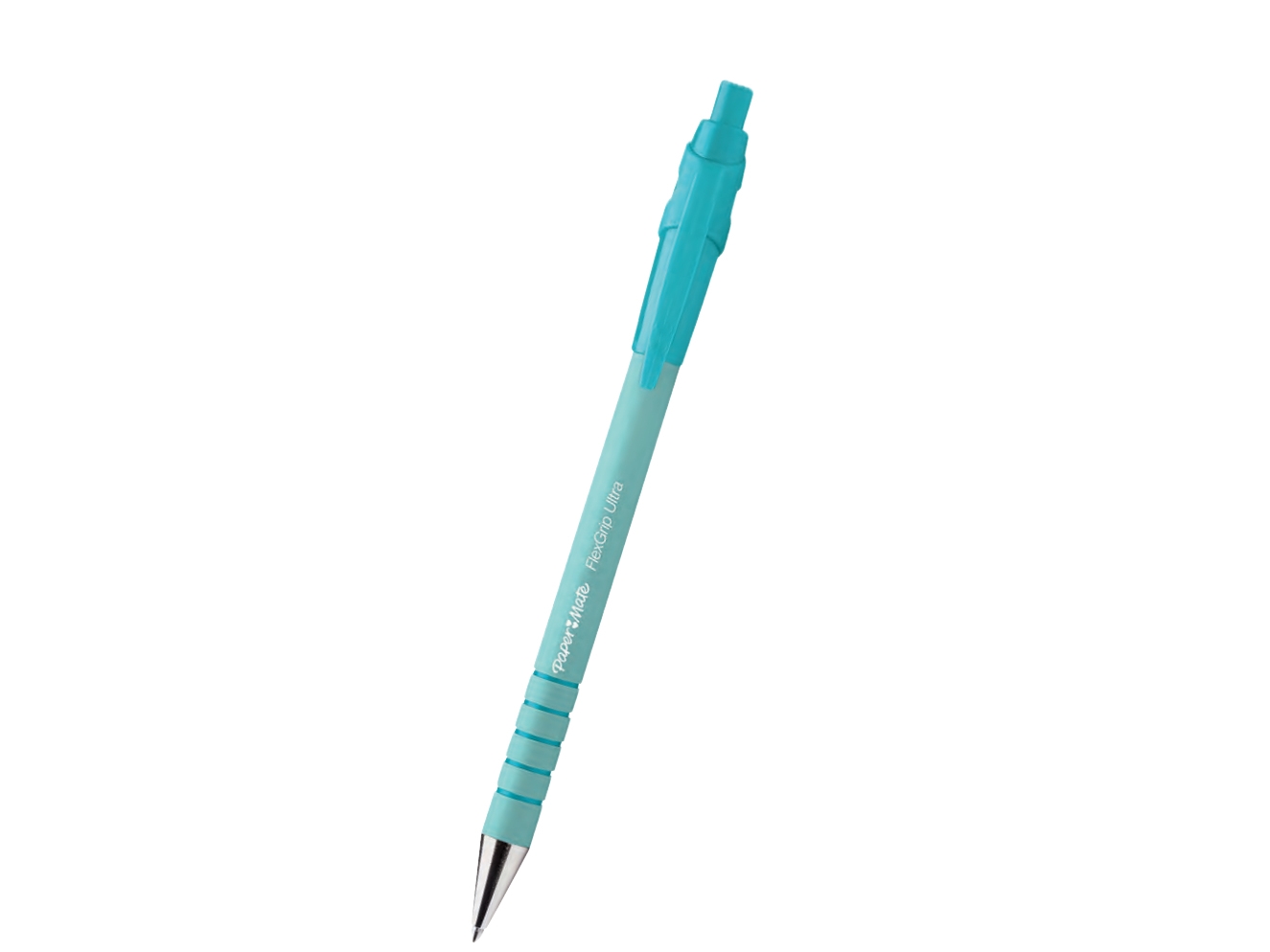 Papermate Flexgrip Ultra Pastel, Clips, Kuglepen, Sort, 5 Stk, Mellem