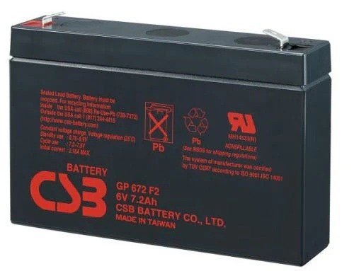 Absa !Csb Gp672 F2 6V 7.2Ah Ups-Akkumulatorbatterie