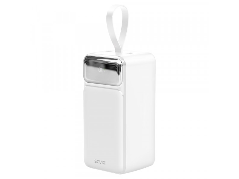 Savio Powerbank Ba-15 50000 Mah, Weiß