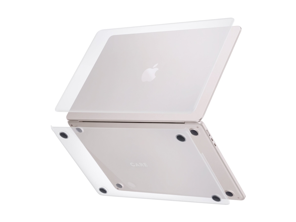 Care By Panzerglass - Notebook-Skaletui - 13" - Gennemsigtig