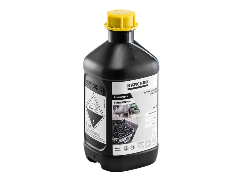 Kärcher Pressurepro Active Rm 81 - Rengøring - Væske - Flaske - 2.5 L - Professionel - Koncentreret - Gul - For Kärcher Hds 5/11, Hds 5/12, Hds 6/14