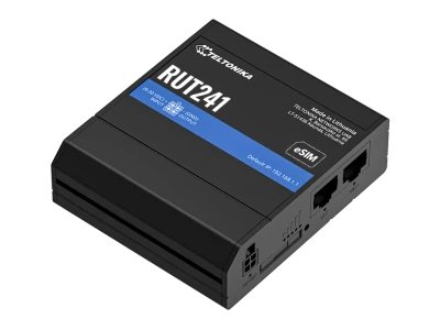 Teltonika Rut241, Router Für Mobilfunknetz, Schwarz, Aluminium, Kunststoff, Din-Schienen-/Wandmontage, Industriell, Status, Signalstärke, Lan, Leistu