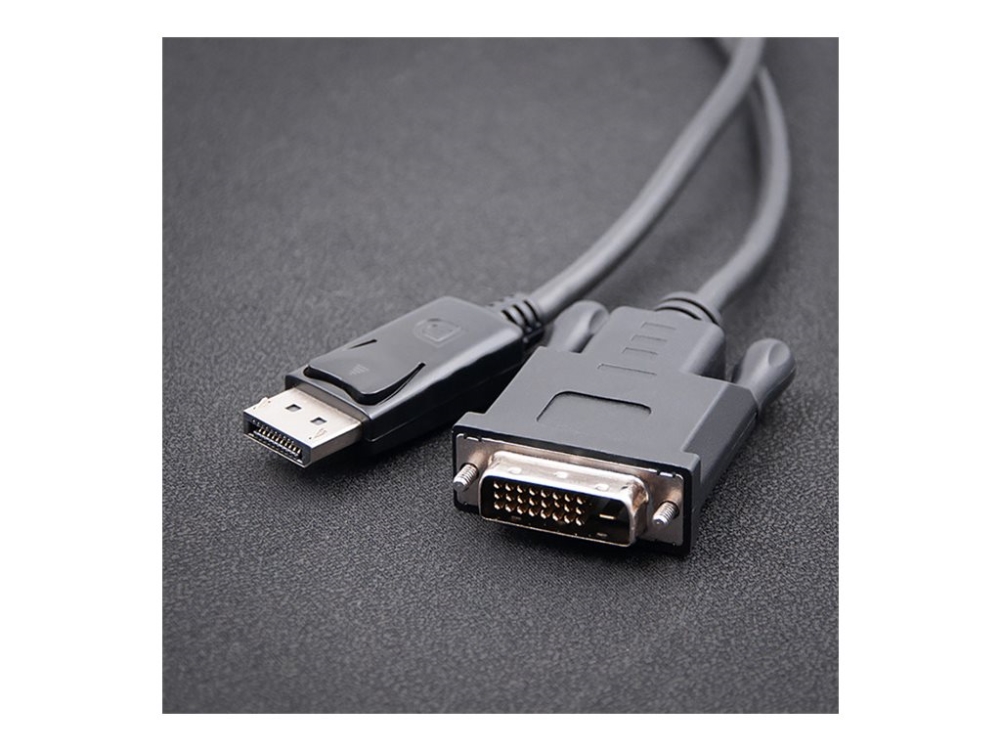 Qoltec 50364, 1,8 M, Dvi, Displayport, Männlich, Männlich, Gerade