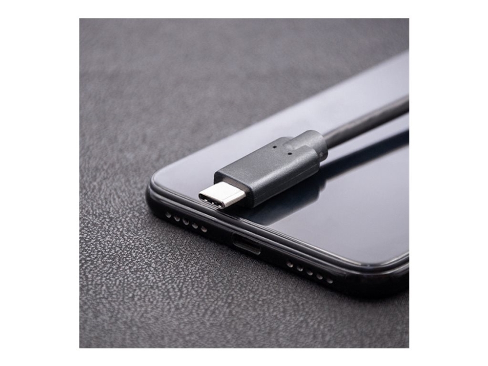 Qoltec - Usb-Kabel - Usb-C (Han) Til Usb-C (Han) - Usb 3.1 - 0.5 A - 3 M - Sort
