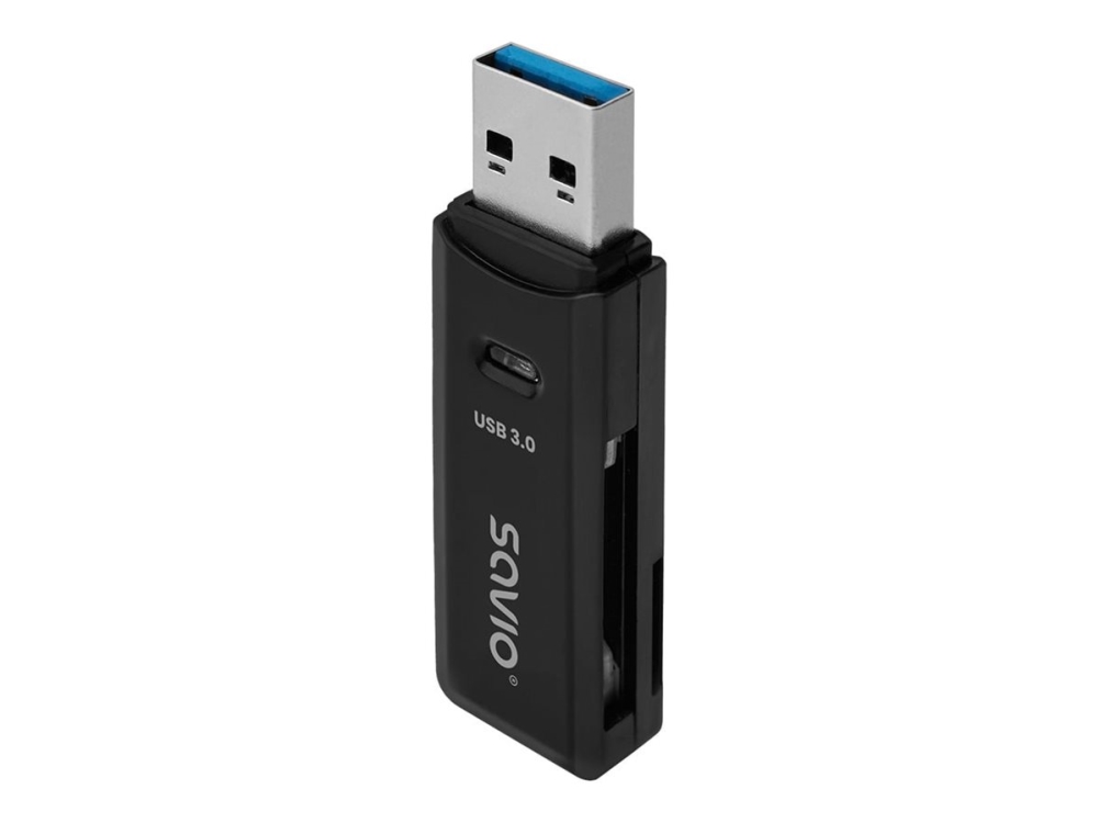 Savio Ak-64 - Kortlæser (Sd, Sdhc, Sdxc, Microsd, Microsdhc, Microsdxc) - Usb 3.0