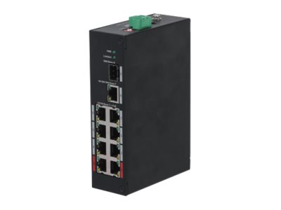 Dahua Pfs3110-8Et-96-V2 Industrie-Poe-Switch, 8 Poe-Ports, 1 Gigabit Sfp