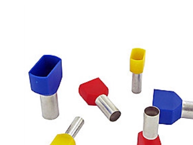 GLW kabelhylsa, 2,5 mm² x 10 mm - isolerad, dubbel, grå - (250 st.)